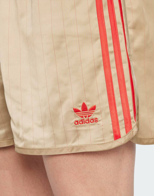 adidas performance David beckham originals 3-stripes shorts in hemp, 4 of 4
