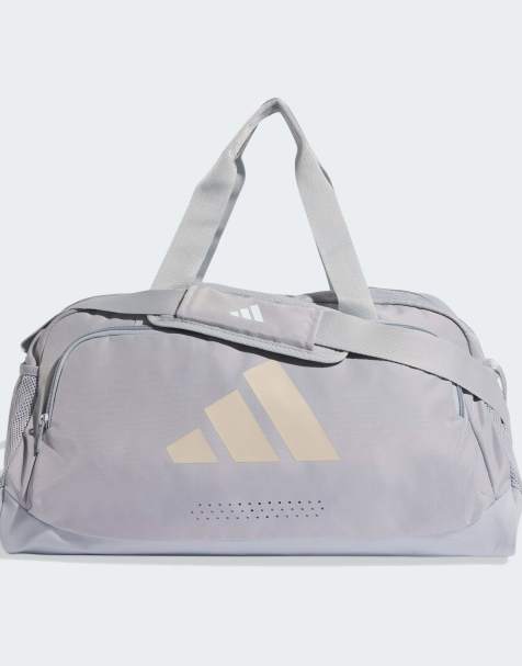 adidas Performance - Defender - Borsone da donna color argento/grigio halo - view 1