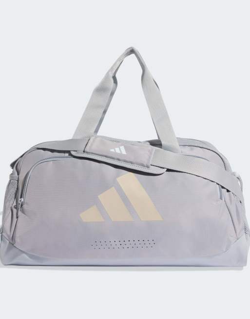 adidas Performance - Defender - Borsone da donna color argento/grigio halo