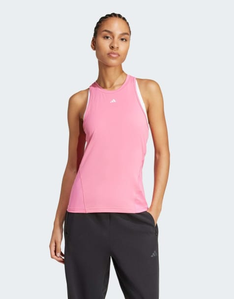 adidas performance – Designad för träning – Rosa sportlinne - view 1