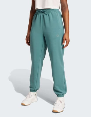 adidas Performance - Designed For Training - Aufwärmhose in Preloved Teal-Blau