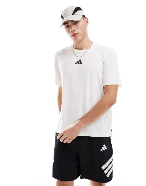 adidas Performance Designed-for-Training Intensity Tee in white - view 1