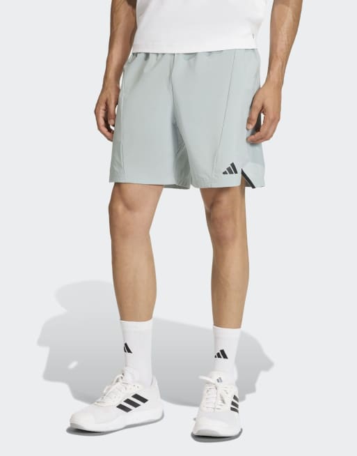 adidas performance - Designed For Training - Pantaloncini da allenamento color salvia wonder