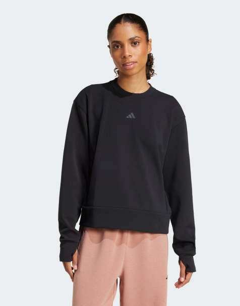 adidas Performance - Designed for Training - Sweat d'entraînement à col ras de cou - Noir - view 1