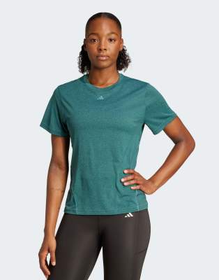 adidas Performance - Designed For Training - T-Shirt in Grün