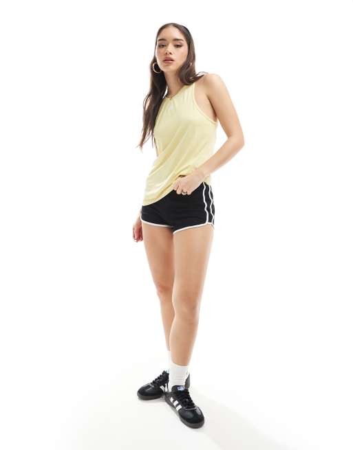 adidas Performance - Designed for Training - Tanktop in poedergeel, 4 van 4