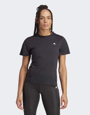 adidas Performance - Designed For Training - Trainings-T-Shirt in Schwarz
