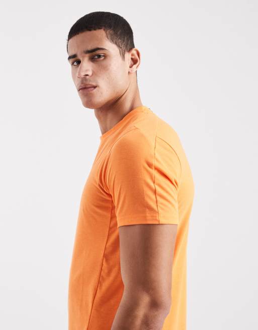adidas performance Designed for training workout tee in orange, 5 of 5
