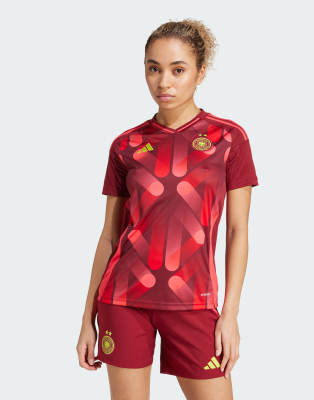 adidas Performance - Deutschland 25 (Damenmannschaft) - Auswärts-Trikot in Team Coll Burgundy 2-Rot