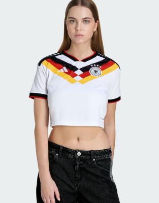 adidas Performance - Deutschland 26 - Cropped-Heimtrikot in Weiß