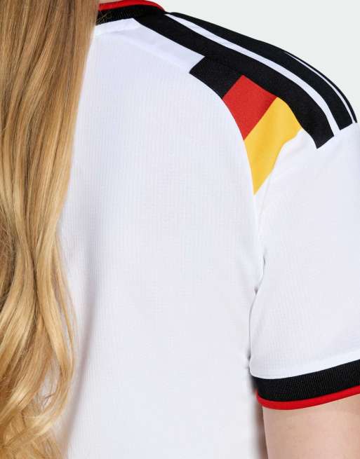 adidas Performance – Deutschland 26 – Cropped-Heimtrikot in Weiß, 4 von 4