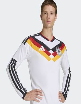 Performance - Deutschland 26 - Langärmliges Heimtrikot in Weiß Weiß M