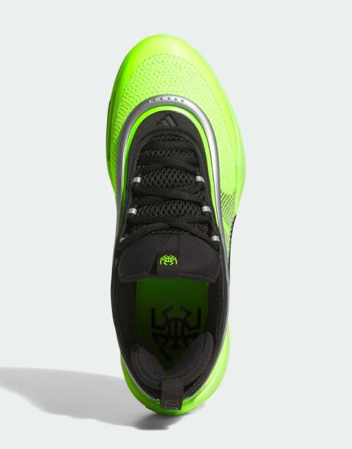 adidas performance - D.O.N Issue 6 - Schoenen in groen, zwart en zilver, 3 van 4