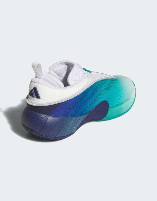 adidas performance D.o.n. issue 7 in pure teal / cloud white / dark, 2 of 4