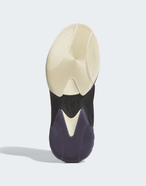 adidas Performance – D.O.N. Issue 7 – Schuhe in Core Black / Preloved Violet, 4 von 4