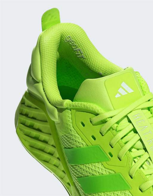 adidas Performance - Dropset 3 Strength - Sportschoenen in lucid citroengeel, 3 van 4