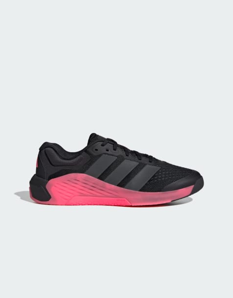 adidas Performance – Dropset 4 – Svarta och rosa träningsskor - view 1
