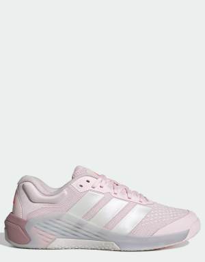 adidas performance Dropset 4 training shoes in distilled pink / zero metalic