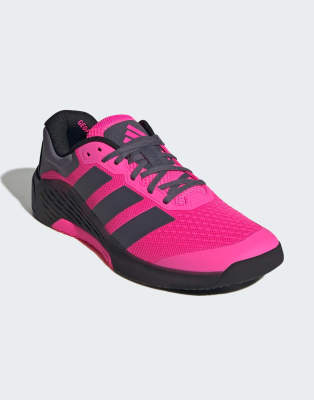 adidas performance adidas performance Dropset 4 training shoes in lucid pink / aurora onix /