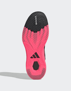 adidas performance Dropset 4 training trainers in black and pink