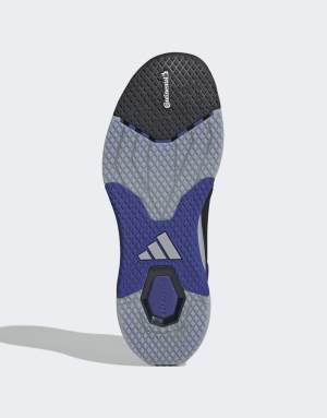 adidas performance Dropset 4 training trainers in black and silver