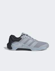 adidas performance Dropset 4 training trainers in grey and black
