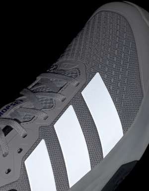 adidas performance Dropset 4 training trainers in grey and black