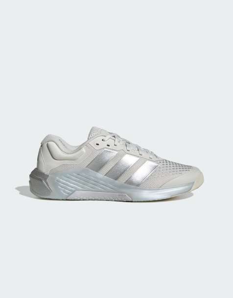 adidas Performance Dropset 4 Trainings-Sneaker in Grau und Silber - view 1