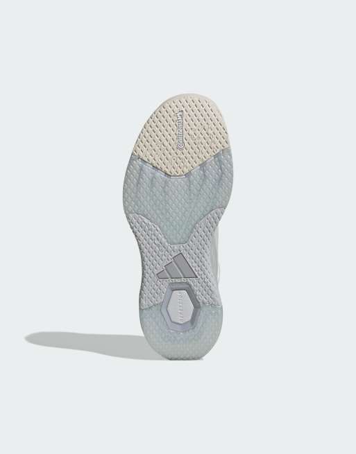 adidas Performance Dropset 4 Trainings-Sneaker in Grau und Silber, 3 von 5