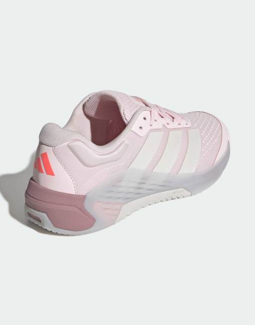 adidas Performance Dropset 4 träningsskor i rosa och vitt, 7 av 7