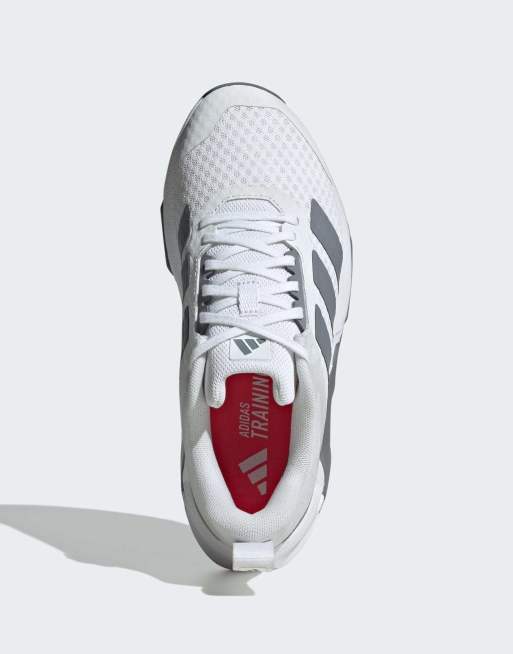 adidas performance Dropset control training shoes in cloud white
