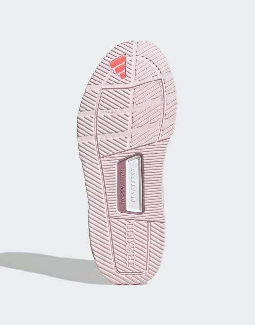adidas Performance Dropset control training trainers in light pink, 5 of 7
