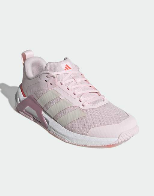 adidas Performance Dropset control trainingssneakers in lichtroze, 6 van 7