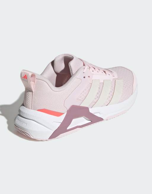 adidas Performance Dropset control trainingssneakers in lichtroze, 7 van 7