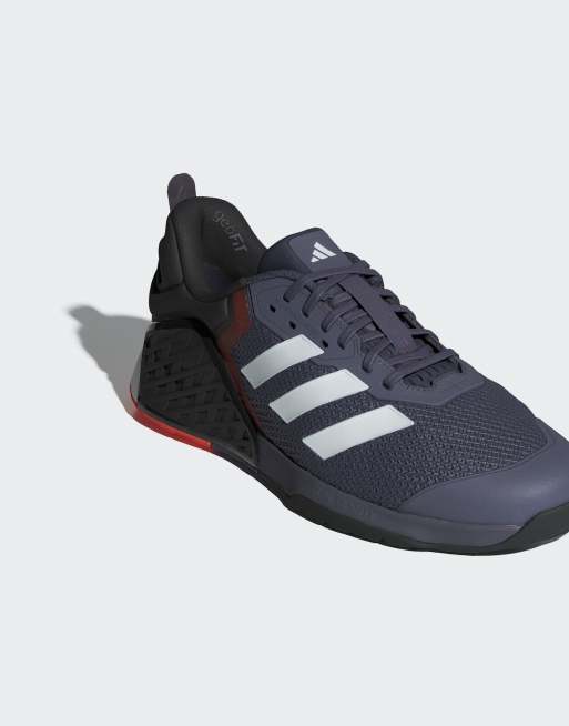 adidas Performance - Dropset 3 Strength - Chaussures de course - Violet vintage / blanc nuage