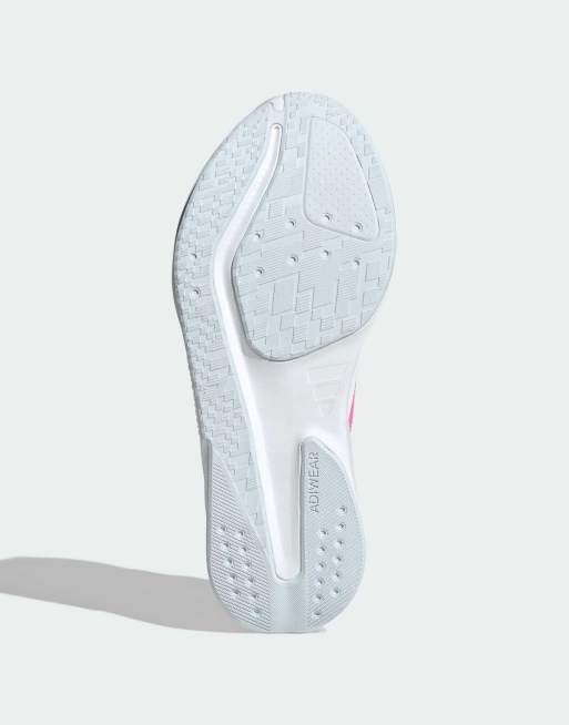 adidas performance Duramo rc2 running shoes in lucid pink and white, 4 of 4