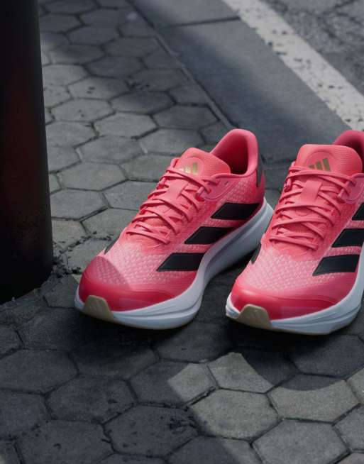 adidas performance Duramo sl 2 hardloopschoenen in solar turbo / grijs / bruin, 3 van 7
