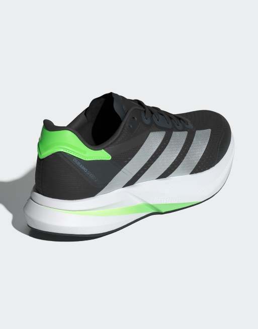 adidas Performance - Duramo Speed 2 - Hardloopschoenen in zwart en groen, 3 van 4
