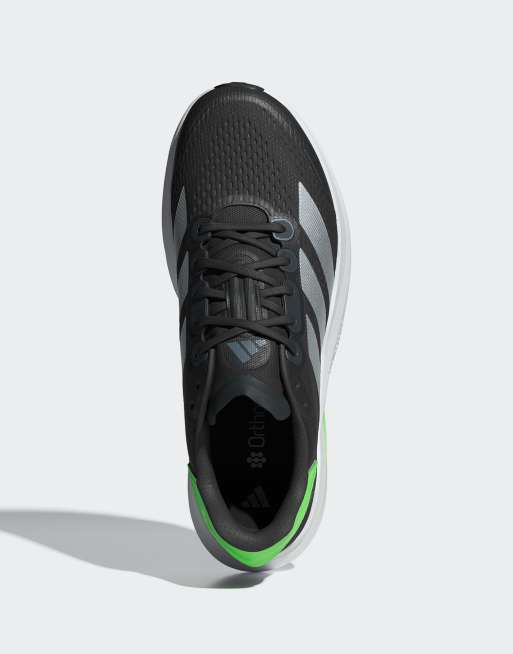 adidas Performance - Duramo Speed 2 - Zapatillas de deporte negras y verdes para correr, 2 de 4