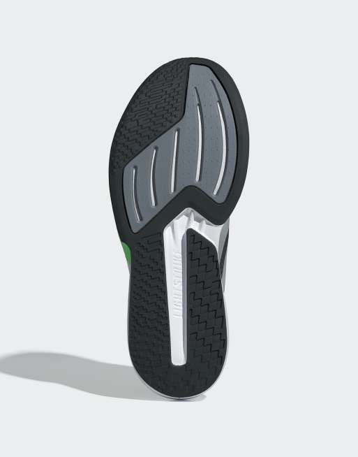adidas Performance - Duramo Speed 2 - Zapatillas de deporte negras y verdes para correr, 4 de 4