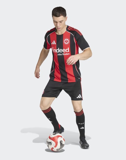 adidas performance Eintracht Frankfurt 25/26 home jersey in black / sge red, 3 of 5