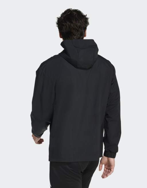 adidas Performance - Entrada26 - All Weather - Weerbestendig jack in zwart en wit, 4 van 4
