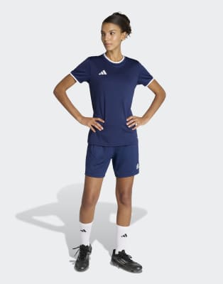 adidas performance - Entrada26 - Shorts in Team Navy Blue 2 / Weiß-Blau