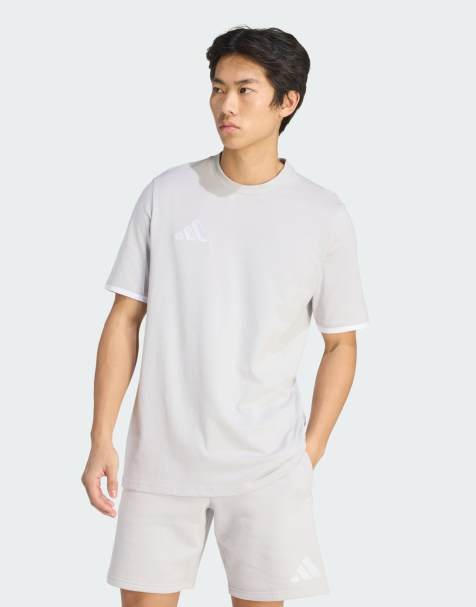 adidas performance Entrada26 T-shirt w kolorze team light grey / white - view 1