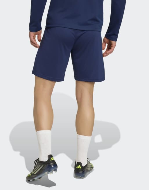 adidas performance Entrada26 training shorts in team navy blue 2 / white, 2 of 4