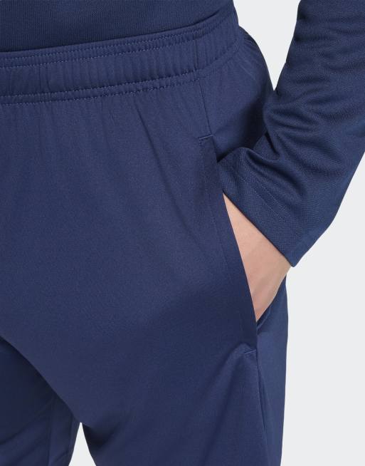 adidas performance Entrada26 training shorts in team navy blue 2 / white, 3 of 4