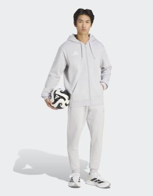 Performance - Entrada26 Trainingshose in Team Light Grey / Weiß-Grau Grau XL
