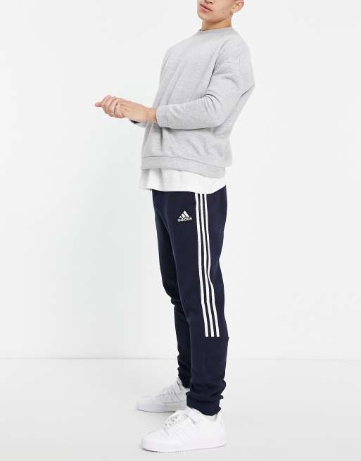 Adidas three 2024 stripe joggers mens