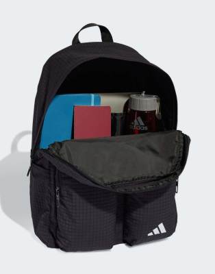 adidas Performance - Essentials - Back to Campus - Rucksack in Schwarz / Weiß