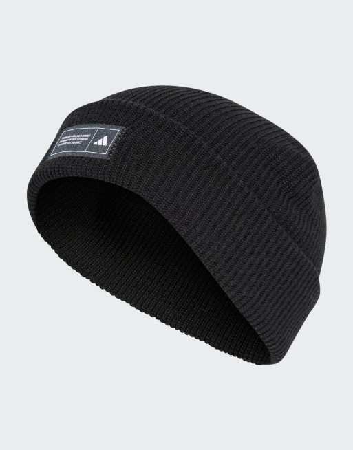adidas Performance - Essentials - Bonnet à revers - Noir/blanc
